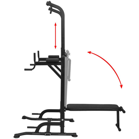 Dispositif de fitness Vidaxl avec banc assis