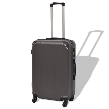 Vidaxl Hard Rolling Case Set Anthracite 4-DLG