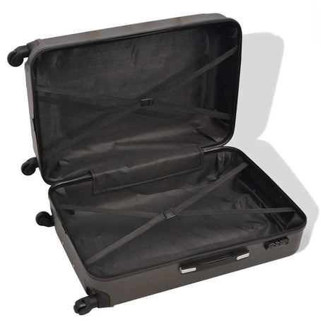 Vidaxl Hard Rolling Case Set Anthracite 4-DLG
