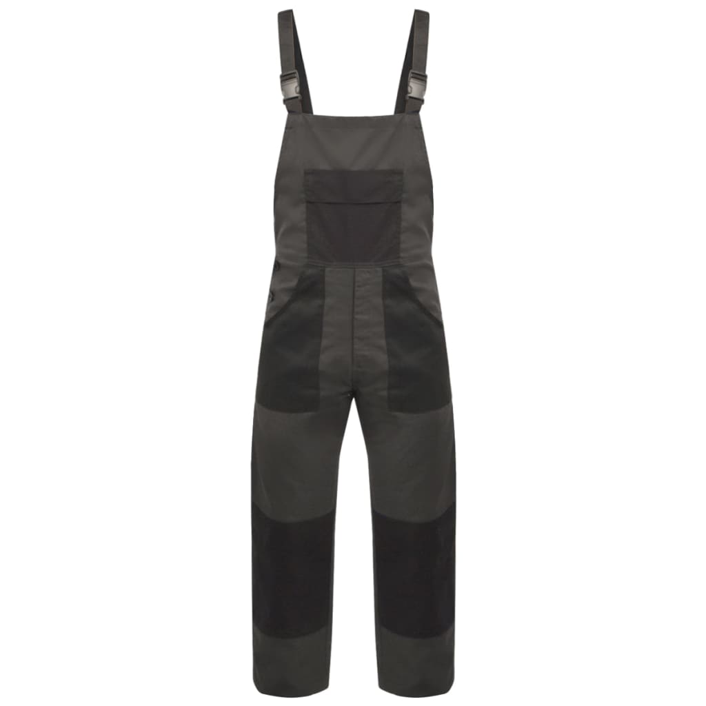 Vidaxl Men Dungarees Taille l Gray