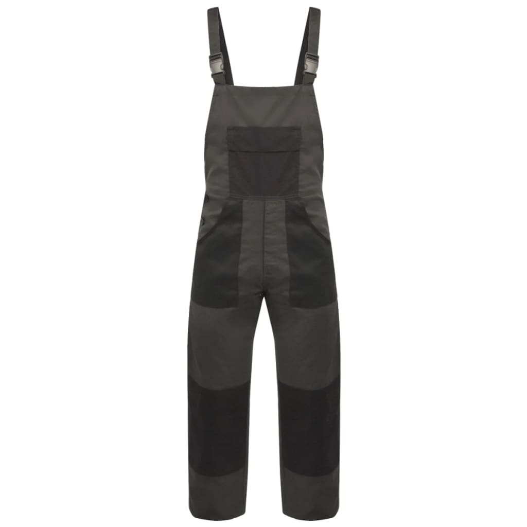 Vidaxl Men Dungarees Størrelse XXL Gray