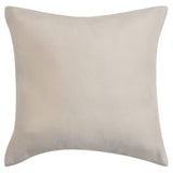 Vidaxl pude dækker 4 stykker beige efterligning ruskind 40x40 cm polyester