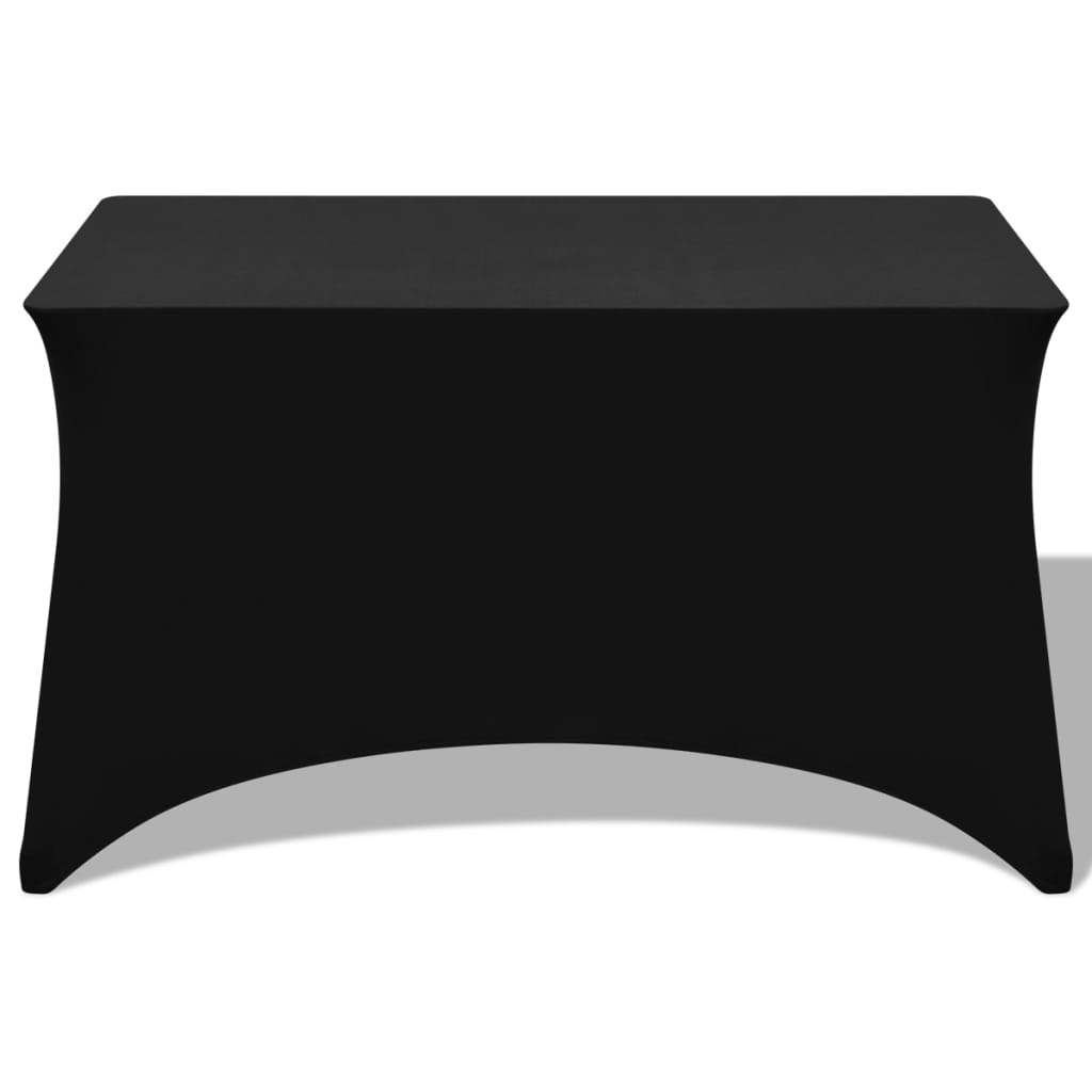 Vidaxl Table Cover Stretch Black 243x76x74 cm 2 sts