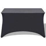 Vidaxl Table Couver Stretch Anthracite 243x76x74 cm 2 PCS