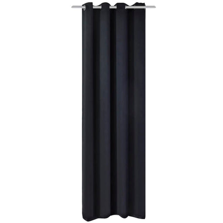 Rideau vidaxl avec anneaux en métal occlusion 270x245 noir