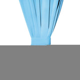 Vidaxl rideaux avec anneaux métalliques occluls 135x245 turquoise 2 sts