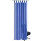 Vidaxl rideaux voile 140x245 cm King Blue 2 PCS