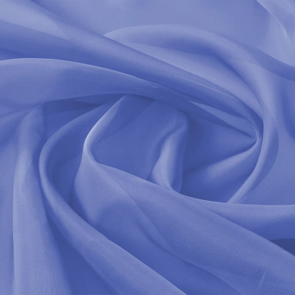 Vidaxl Fabric Voile 1.45x20 M King's Blau