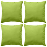 Vidaxl Coussins d'extérieur 45x45 cm Green Apple 4 PCS