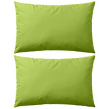 BIDAXL utomhuskuddar 60x40 cm Apple Green 2 Sts