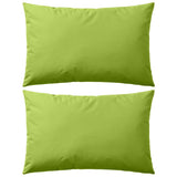 Vidaxl Coussins d'extérieur 60x40 cm Green Apple 2 Sts