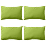 Vidaxl Coussins extérieurs 60x40 cm Apple vert 4 pcs