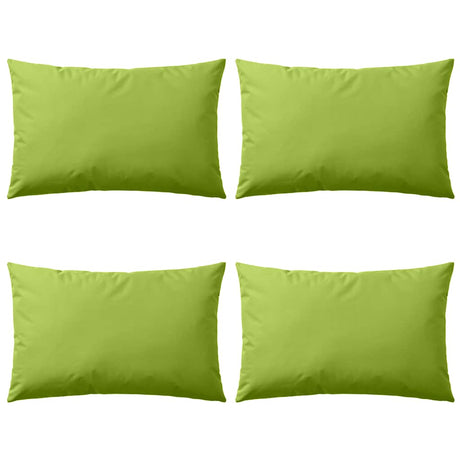 Vidaxl Coussins extérieurs 60x40 cm Apple vert 4 pcs