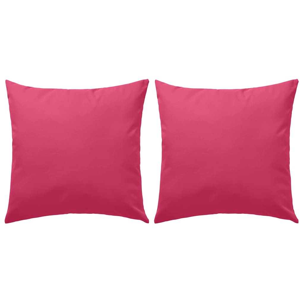 Vidaxl Coussins extérieurs 45x45 cm rose 2 pcs