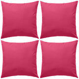Vidaxl Coussins d'extérieur 45x45 cm rose 4 PCS