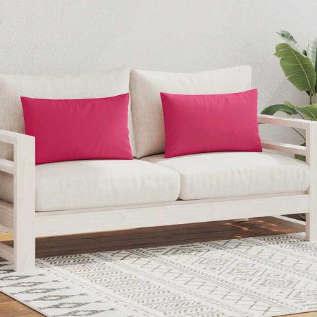 Vidaxl Coussins d'extérieur 60x40 cm rose 2 sts