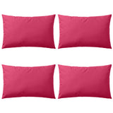Vidaxl Coussins d'extérieur 60x40 cm rose 4 pcs