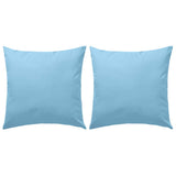 Vidaxl Coussins extérieurs 45x45 cm bleu clair 2 sts
