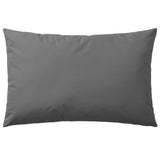 Vidaxl Coussins d'extérieur 60x40 cm Gris 2 PCS