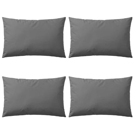 Vidaxl Coussins extérieurs 60x40 cm gris 4 pcs