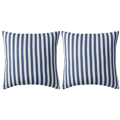 Vidaxl Coussins extérieurs 45x45 cm Bleu marine 2 PCS