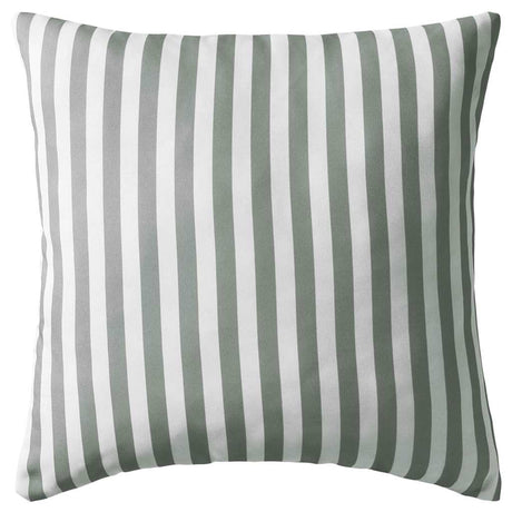 Vidaxl Coussins extérieurs 45x45 cm Gris rayé 2 PCS