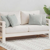 Vidaxl Coussins extérieurs 45x45 cm Gris rayé 4 PCS