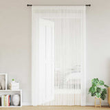 Rideaux de fil vidaxl 2 pcs 100x250 cm blancs