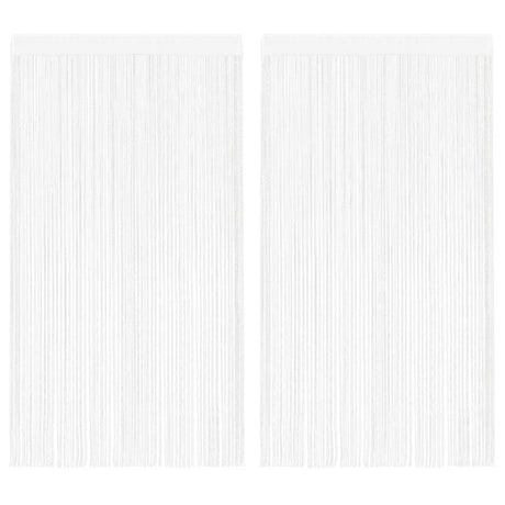 Rideaux de fil vidaxl 2 st 140x250 cm blancs