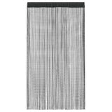 Rideaux de fil vidaxl 2 st 140x250 cm noir