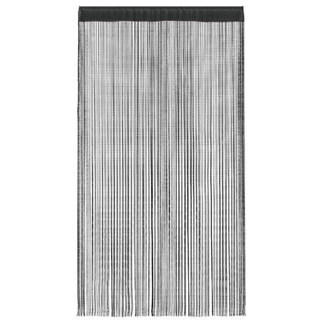 Rideaux de fil vidaxl 2 st 140x250 cm noir