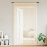 Rideaux de fil vidaxl 100x250 cm crème 2 pcs