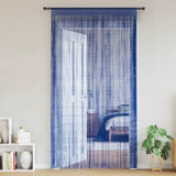 Rideaux de fil vidaxl 140x250 cm bleu 2 pcs