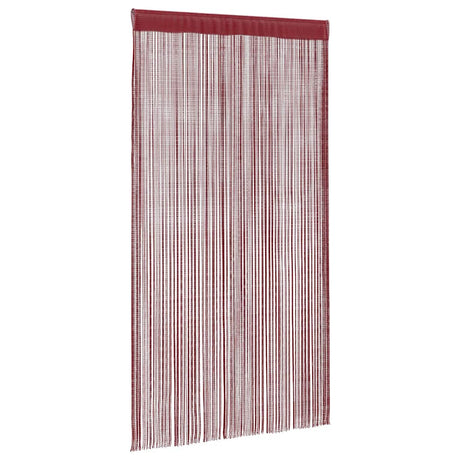 Rideaux de fil vidaxl 140x250 cm de vin rouge 2 pcs