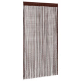 Rideaux de fil vidaxl 100x250 cm brun 2 pcs