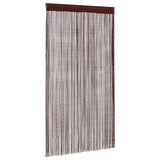 Rideaux de fil vidaxl 140x250 cm brun 2 pcs