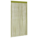 Rideaux de fil vidaxl 100x250 cm verts 2 pcs