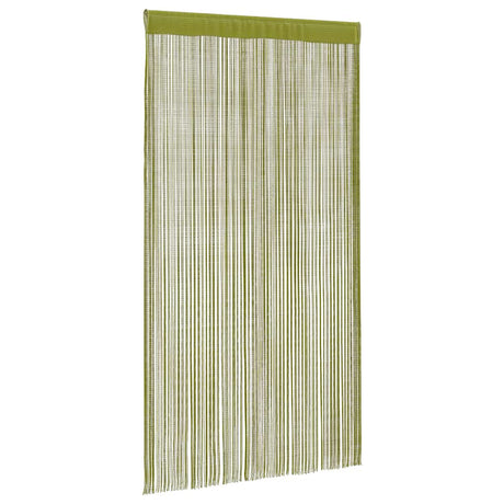 Rideaux de fil vidaxl 100x250 cm verts 2 pcs
