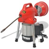 Machine de nettoyage de la tuyauterie Vidaxl 250 W 12,5 mx16mm 4,5 mx9,5 mm