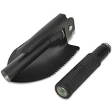 Vidaxl folding scoop of carbon steel black