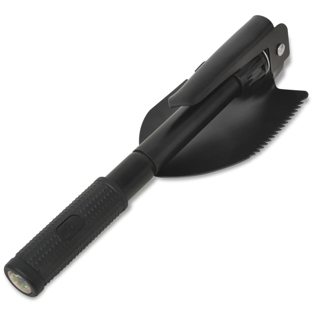 Vidaxl folding scoop of carbon steel black