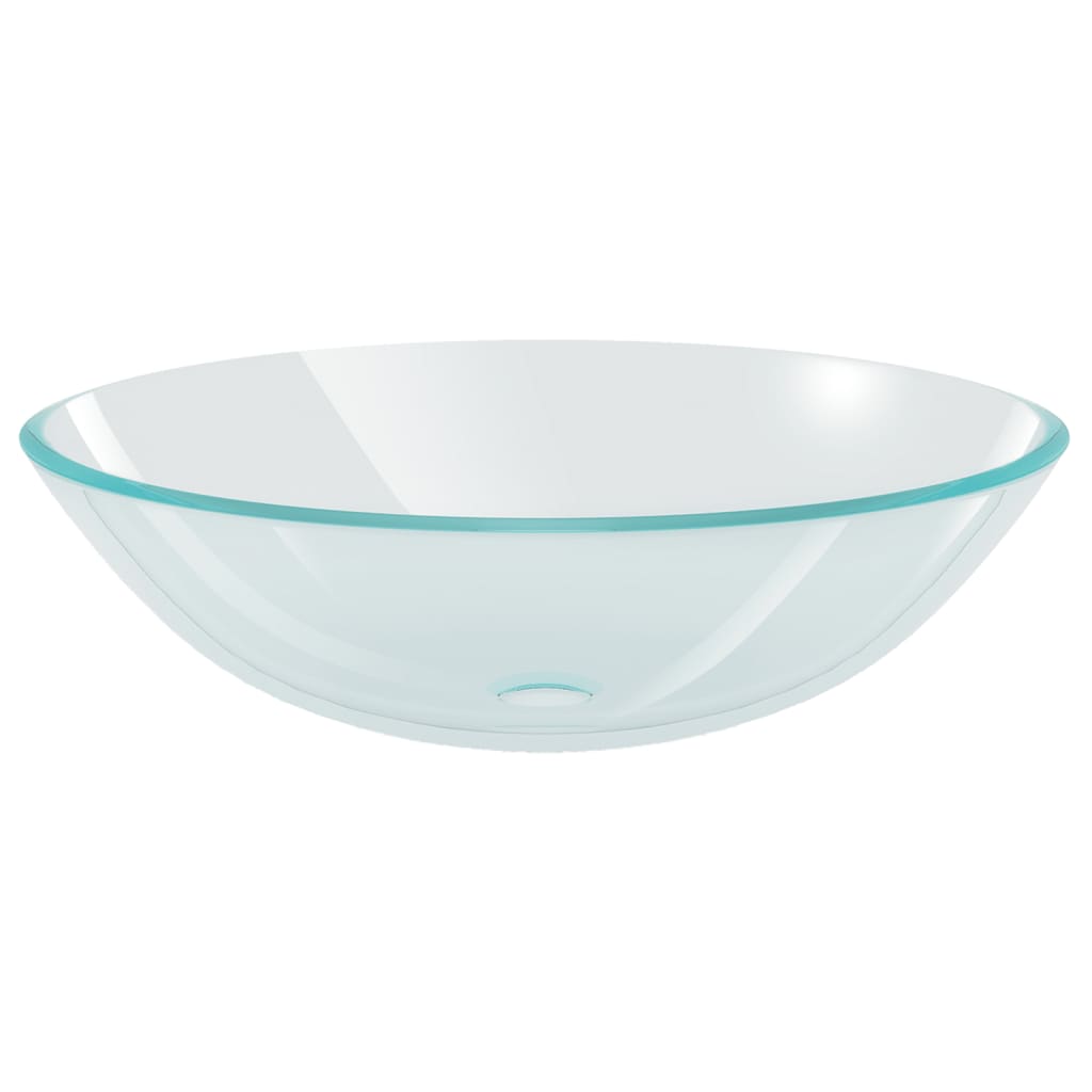 Hartowane szkło Vidaxl Washbasin 42 cm przezroczyste