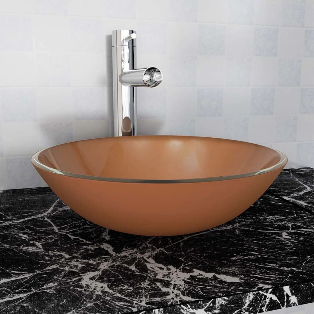 Hartowane szkło Vidaxl Washbasin 42 cm