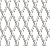 Clôture de fil vidaxl 100x85 cm 30x17x2,5 mm en acier inoxydable