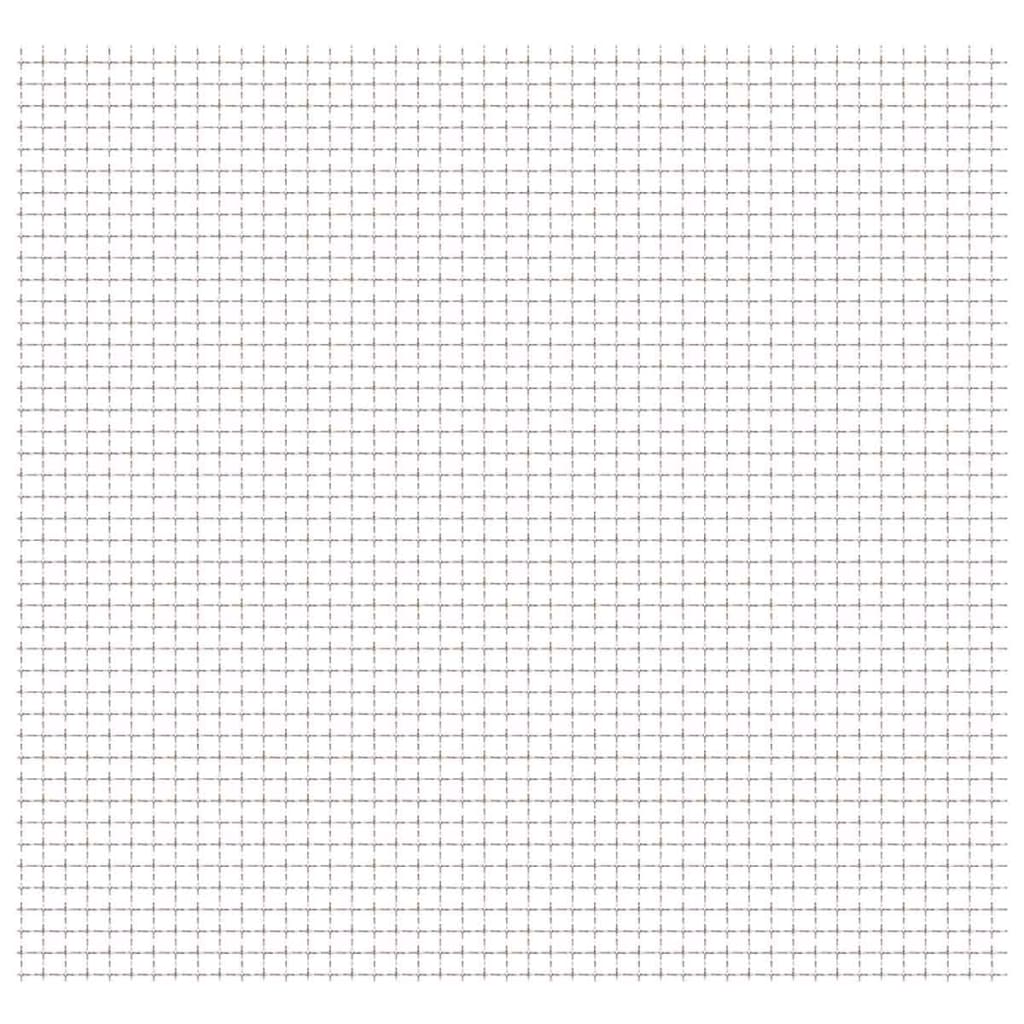 Mesh tissé de clôture de fil Vidaxl 50x50 cm 11x11x2 mm en acier inoxydable