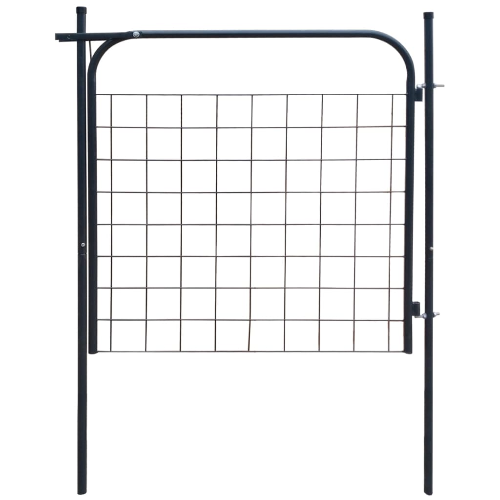 Vidaxl tuinpoort 100x100 cm anthracite