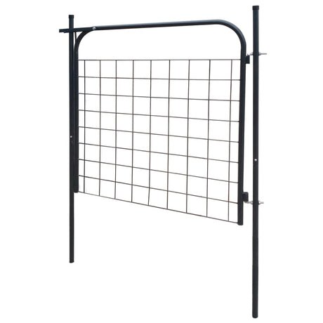 Vidaxl tuinpoort 100x100 cm anthracite