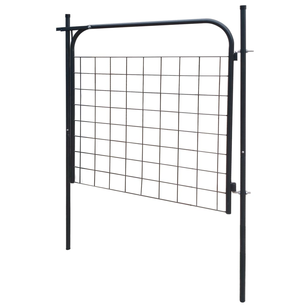 Vidaxl tuinpoort 100x100 cm anthracite