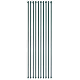 Vidaxl Garden Posts 1,5 m en métal vert 10 pcs