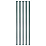 Vidaxl Garden Posts 1,5 m en métal vert 10 pcs